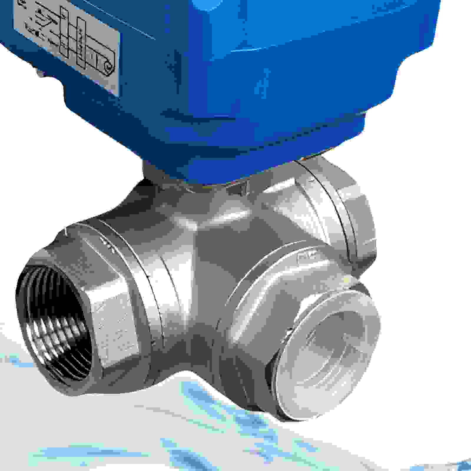 Electric Three-Way Ball Valve