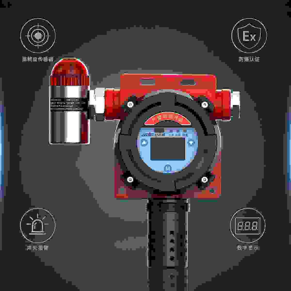 GT-AEC2232bX-L Laser Methane Gas Detector view 4